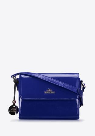 Lakovaná dámská kabelka, tmavě modrá, 25-4-104-T, Obrázek 1