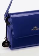 Lakovaná dámská kabelka, tmavě modrá, 25-4-104-P, Obrázek 5