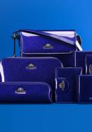 Lakovaná dámská kabelka, tmavě modrá, 25-4-104-P, Obrázek 7