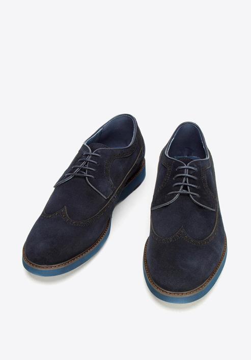 Pánské boty, tmavě modrá, 92-M-515-7-45, Obrázek 4