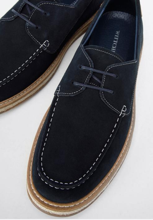 Panské boty, tmavě modrá, 96-M-516-Z-40, Obrázek 8