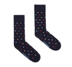 Panské ponožky, tmavě modrá, 94-SM-002-X1-43/45, Obrázek 1