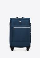 Sada měkkých kufrů s lesklým předním zipem, tmavě modrá, 56-3S-85S-86, Obrázek 2