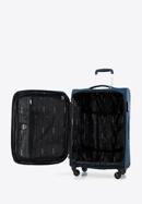 Sada měkkých kufrů s lesklým předním zipem, tmavě modrá, 56-3S-85S-86, Obrázek 6