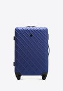 Střední kufr z ABS-u, tmavě modrá, 56-3A-552-91, Obrázek 1