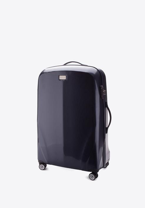 Velký cestovní kufr, tmavě modrá, 56-3P-573-85, Obrázek 4