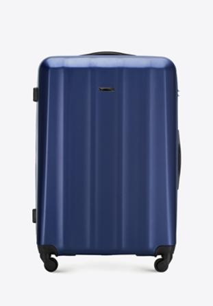 Velký kufr, tmavě modrá, 56-3P-113-95, Obrázek 1