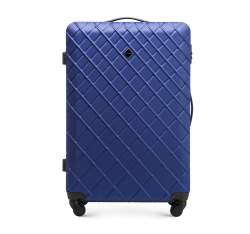 Velký kufr z ABS-u, tmavě modrá, 56-3A-553-91, Obrázek 1