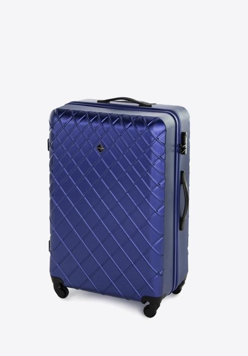 Velký kufr z ABS-u, tmavě modrá, 56-3A-553-11, Obrázek 4