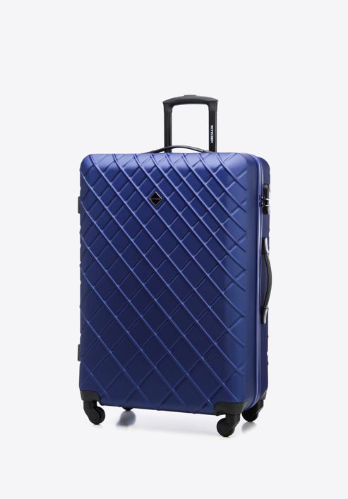 Velký kufr z ABS-u, tmavě modrá, 56-3A-553-31, Obrázek 5
