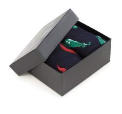 Sada pánských ponožek, tmavě modro-zelená, 93-SK-004-X1-43/45, Obrázek 1