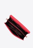 Dámská kožená kabelka s písmenem "W", tmavě růžová, 98-4E-203-6, Obrázek 3