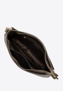 Kožená kabelka s řetízkem, tmavošedá, 98-4E-609-1, Obrázek 3