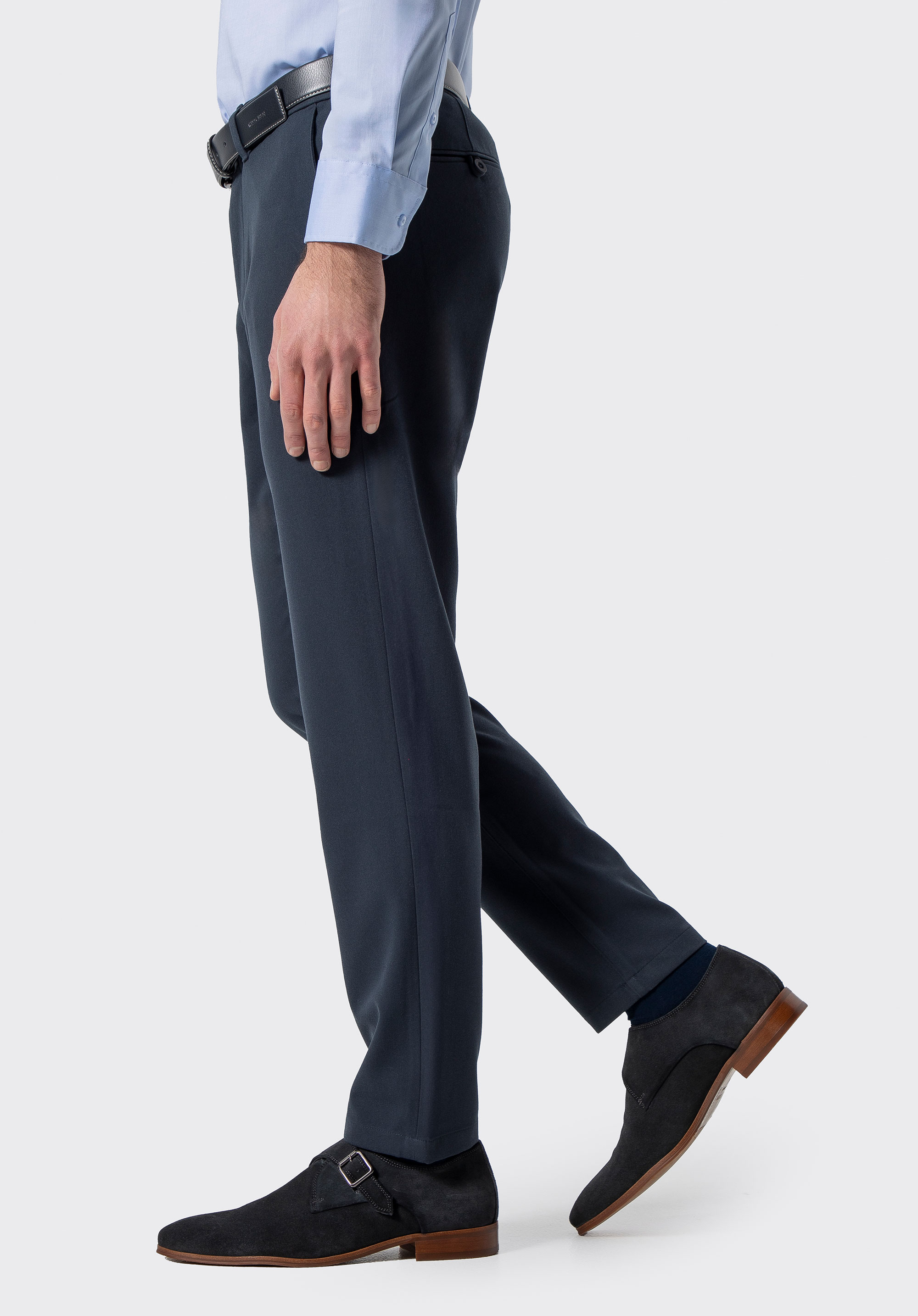 Pánske kožené mníchské topánky, tmavosivá, 100-M-512-8-43, Obrázok 1