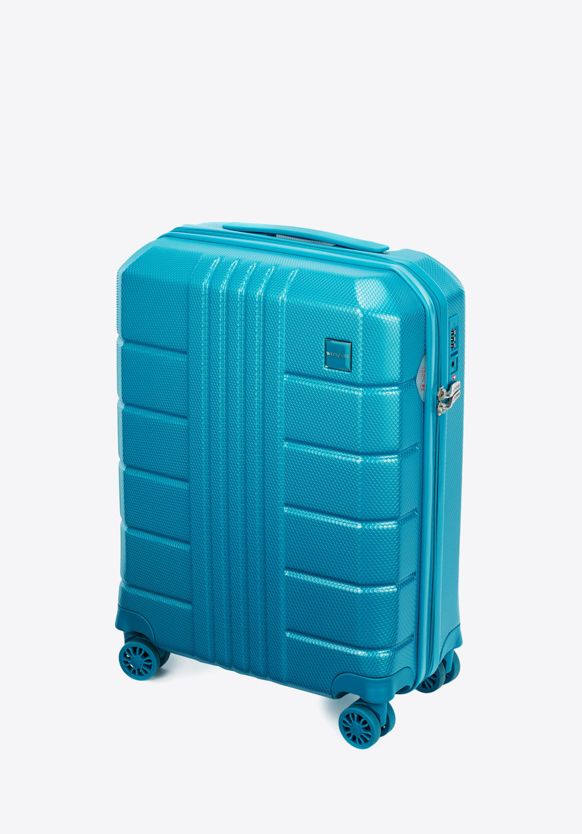 KABINENKOFFER AUS POLYCARBONAT, türkis, 56-3P-821-95, Bild 1