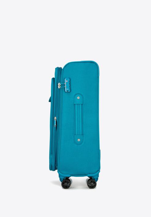 Un set de valize moi într-o singură culoare, turcoaz, 56-3S-65S-9, Fotografie 3
