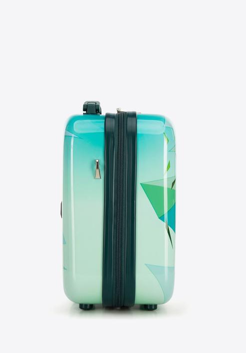 Geantă pentru cosmetice de călătorie din ABS cu imprimeu, verde - albastru, 56-3A-644-55, Fotografie 2