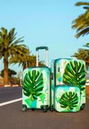 Set valize din ABS cu imprimeu, verde - albastru, 56-3A-64K-55, Fotografie 20