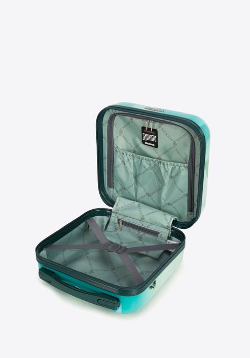 Geantă pentru cosmetice de călătorie din ABS cu imprimeu, verde - albastru, 56-3A-644-85, Fotografie 3