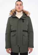 Jachetă căptușită pentru bărbați, verde, 97-9D-950-1-XL, Fotografie 1