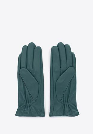 Mănuși de damă din piele matlasată, verde, 39-6-639-Z-V, Fotografie 1