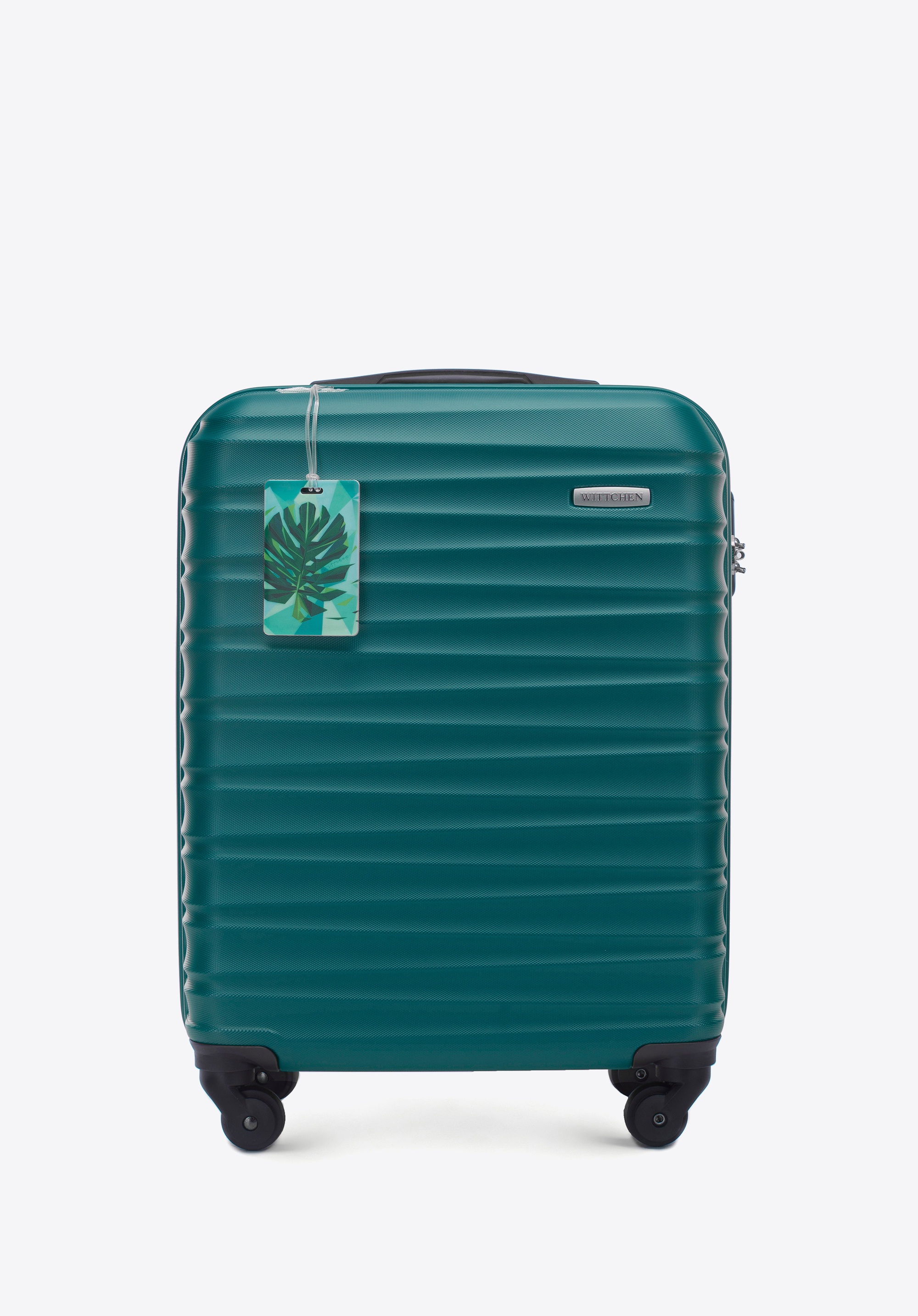 Valiză mică cu etichetă, verde, 56-3A-311-85Z, Fotografie 1