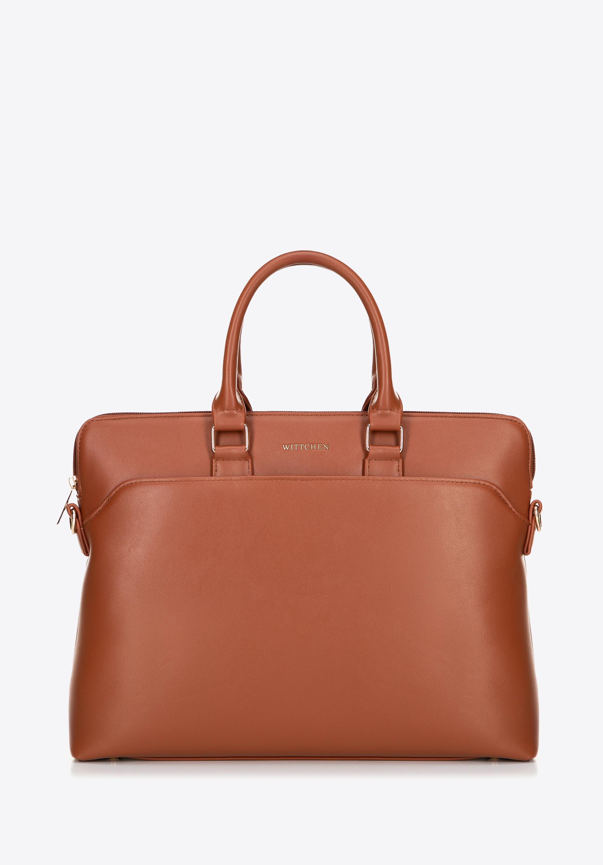 16”-os laptop táska ökobőrből, világos barna, 100-3P-906-4, Fénykép 1