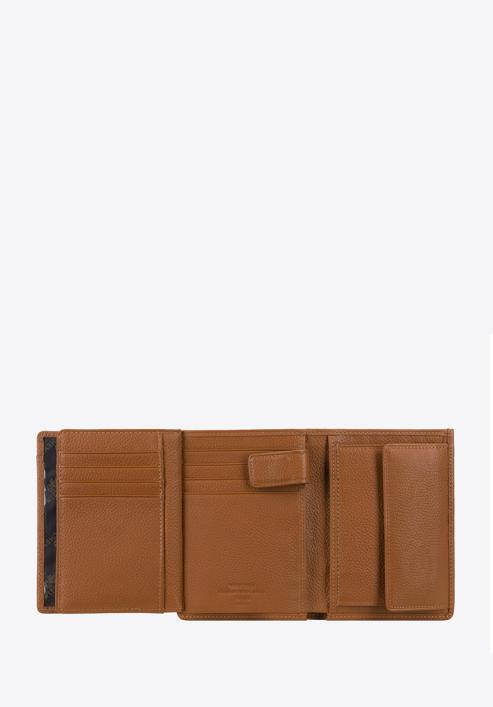 Férfi bőr pénztárca, világos barna, 02-1-265-5L, Fénykép 4