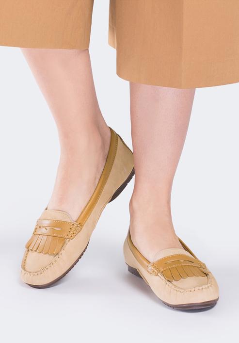 Női cipő, világos barna, 88-D-701-3-36, Fénykép 7