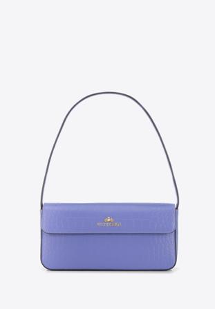 Női bőr bagett táska, világos lila, 95-4E-627-V, Fénykép 1