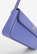 Női bőr bagett táska, világos lila, 95-4E-627-V, Fénykép 4