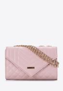 Női steppelt műbőr táska, világos rózsaszín, 97-4Y-510-3, Fénykép 1
