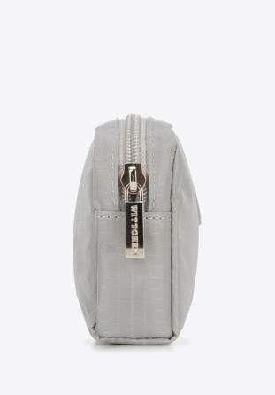 Kisméretű női neszeszer táska, világos szürke, 95-3-101-88, Fénykép 1