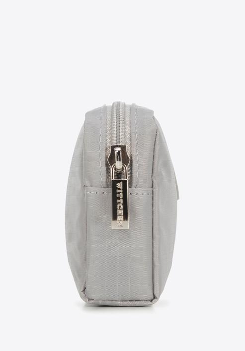 Kisméretű női neszeszer táska, világos szürke, 95-3-101-8, Fénykép 2