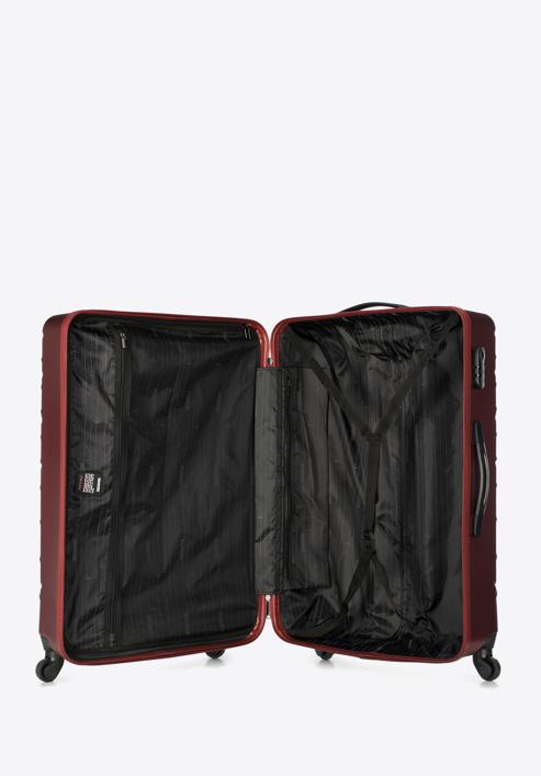 Velký kufr z ABS-u, vínová, 56-3A-553-91, Obrázek 6