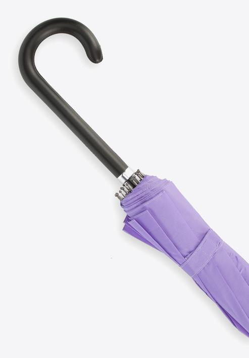 Umbrelă lată semi-automată, violet deschis, PA-7-151-Z, Fotografie 4