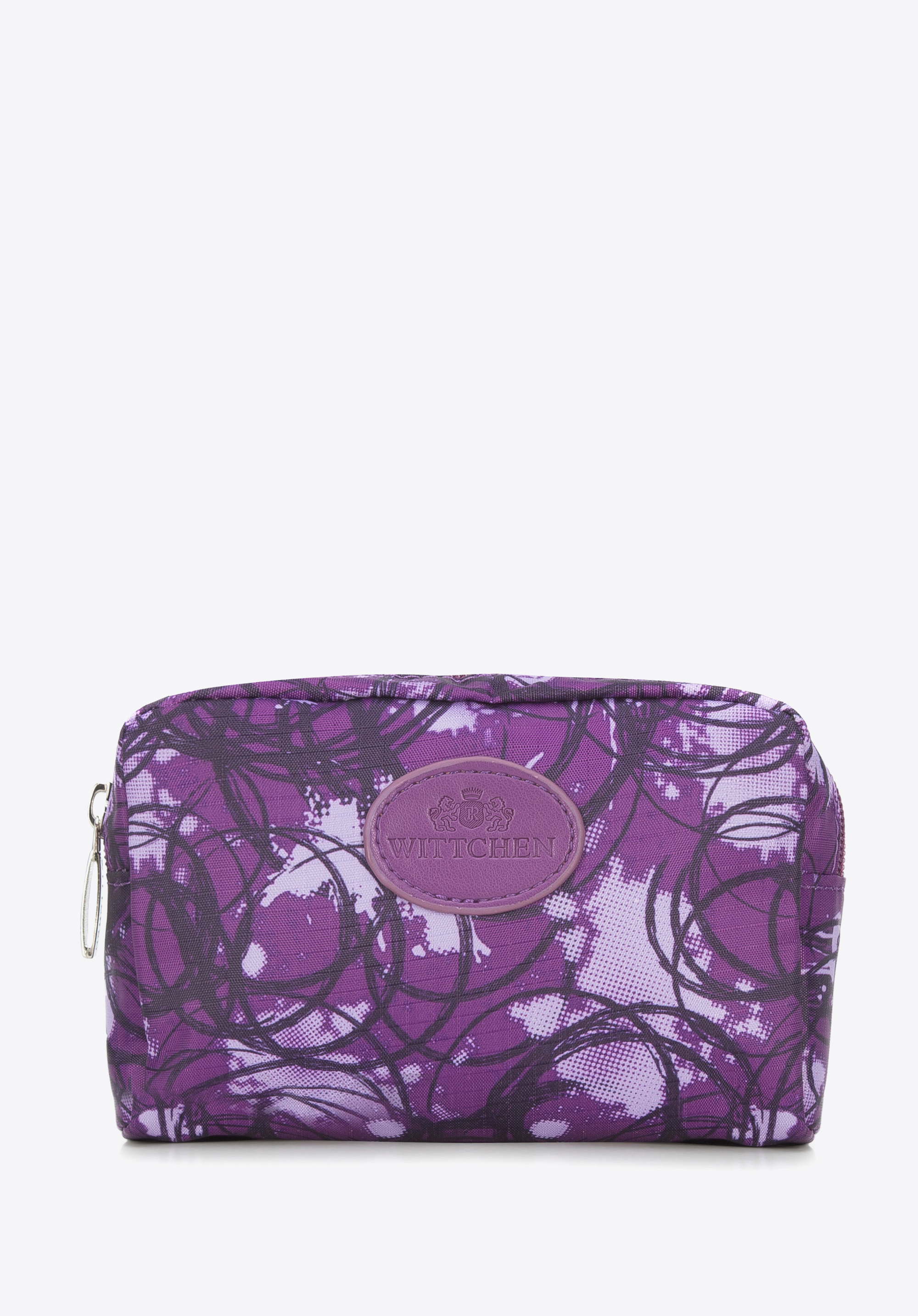 Geantă cosmetice cutie mică pentru femei, violet - gri, 95-3-101-X3, Fotografie 1