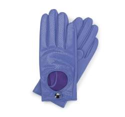 Mănuși de mașină din piele de șopârlă pentru femei, violet, 46-6A-003-F-L, Fotografie 1