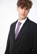 Cravată din mătase cu model, violet - portocaliu, 97-7K-001-X18, Fotografie 15
