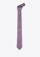 Cravată din mătase cu model, violet - portocaliu, 97-7K-001-X2, Fotografie 2