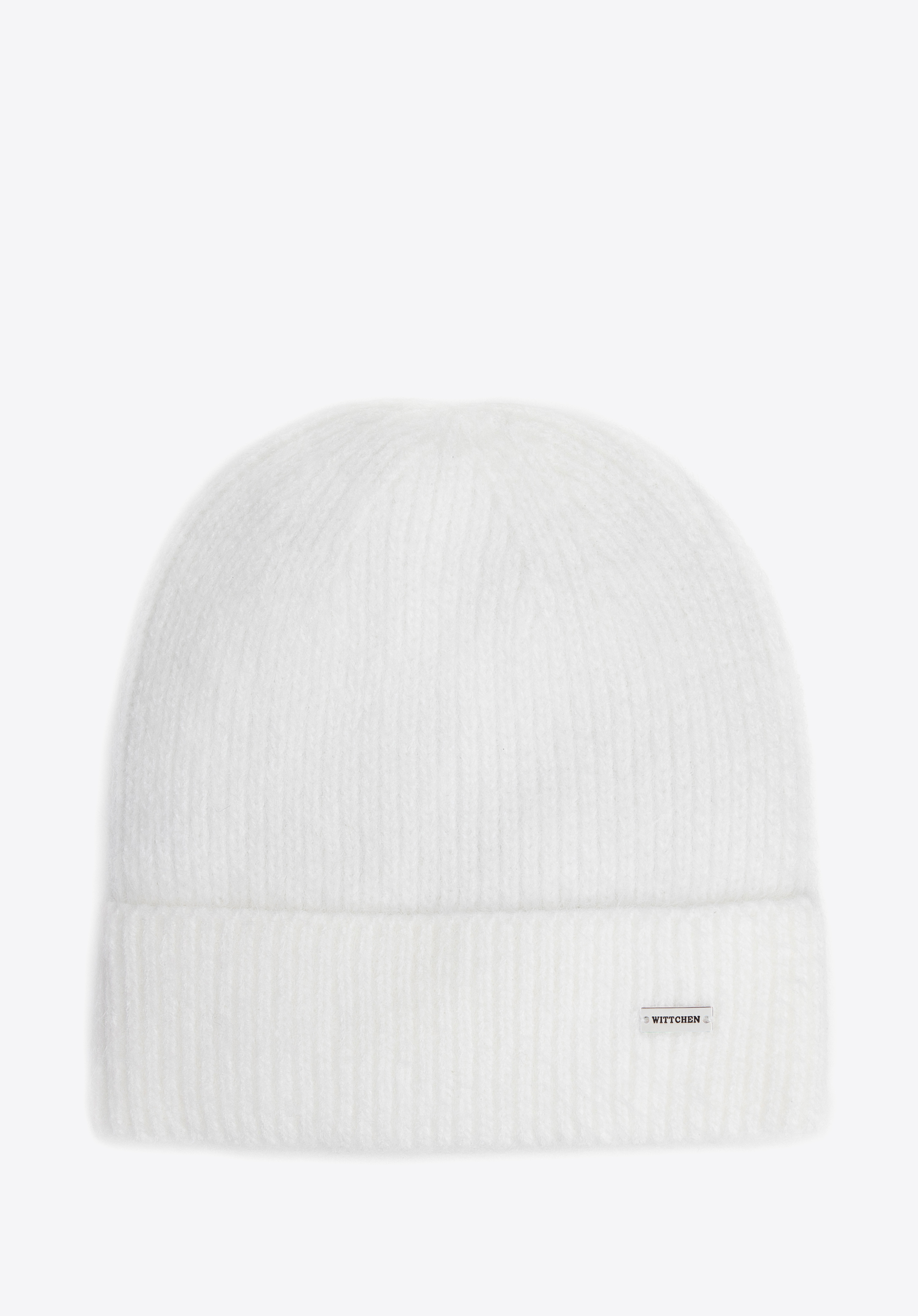 Damen Wintermütze mit flauschiger Textur, weiß, 101-HF-002-0, Bild 1