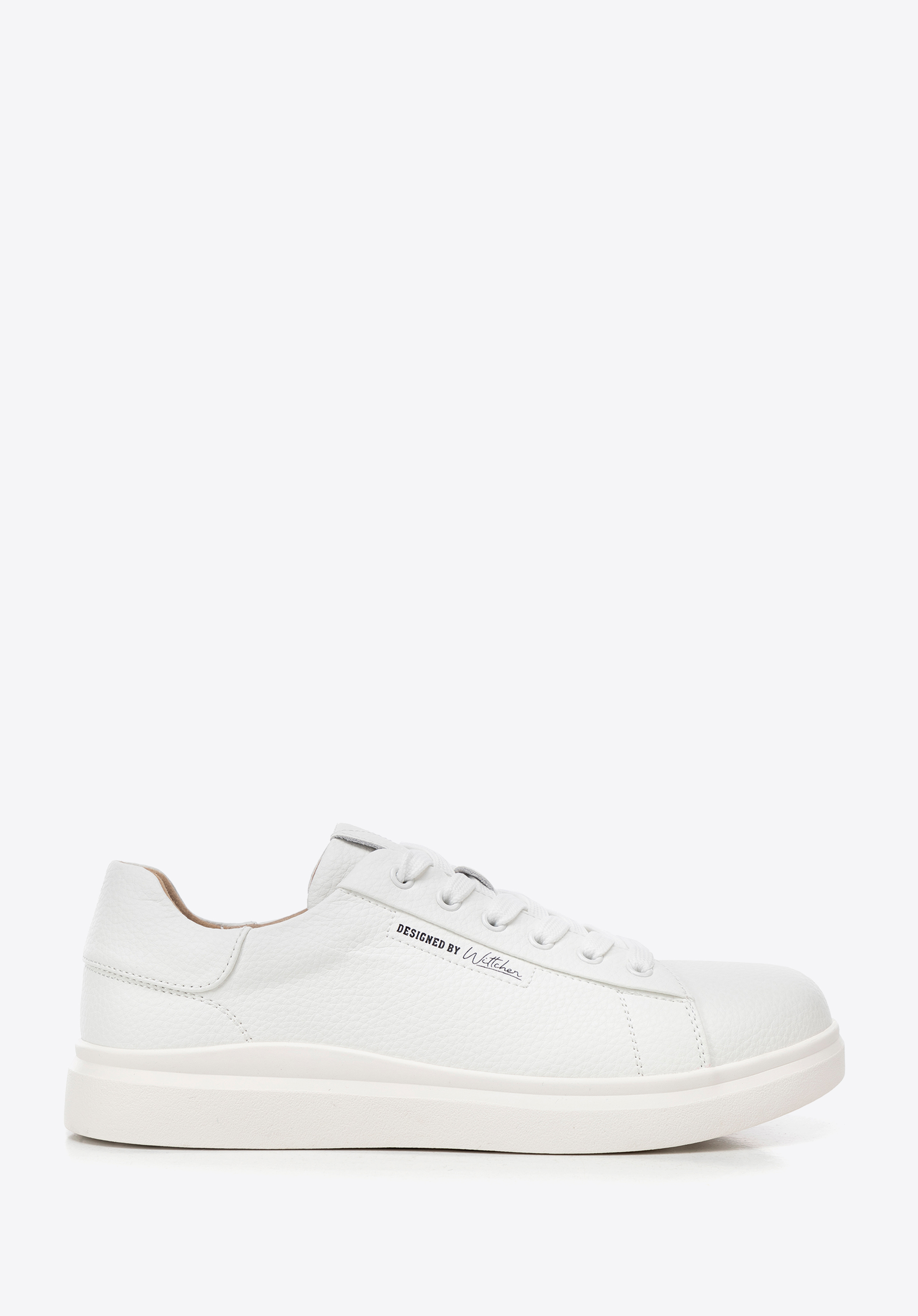 Klassische Plateau-Sneaker für Damen, weiß, 100-D-951-0-35, Bild 1