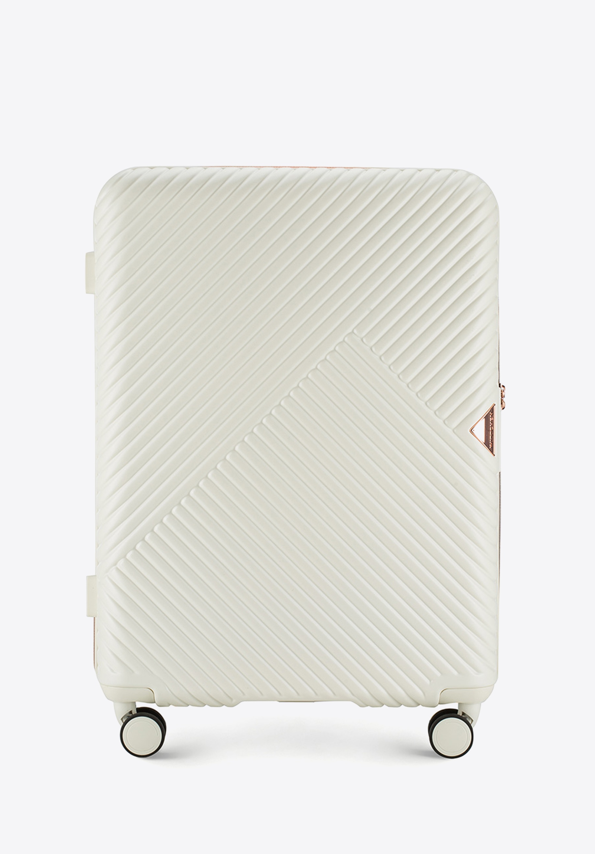 Mittelgroßer Koffer aus Polycarbonat, weiß, 56-3P-842-88, Bild 1