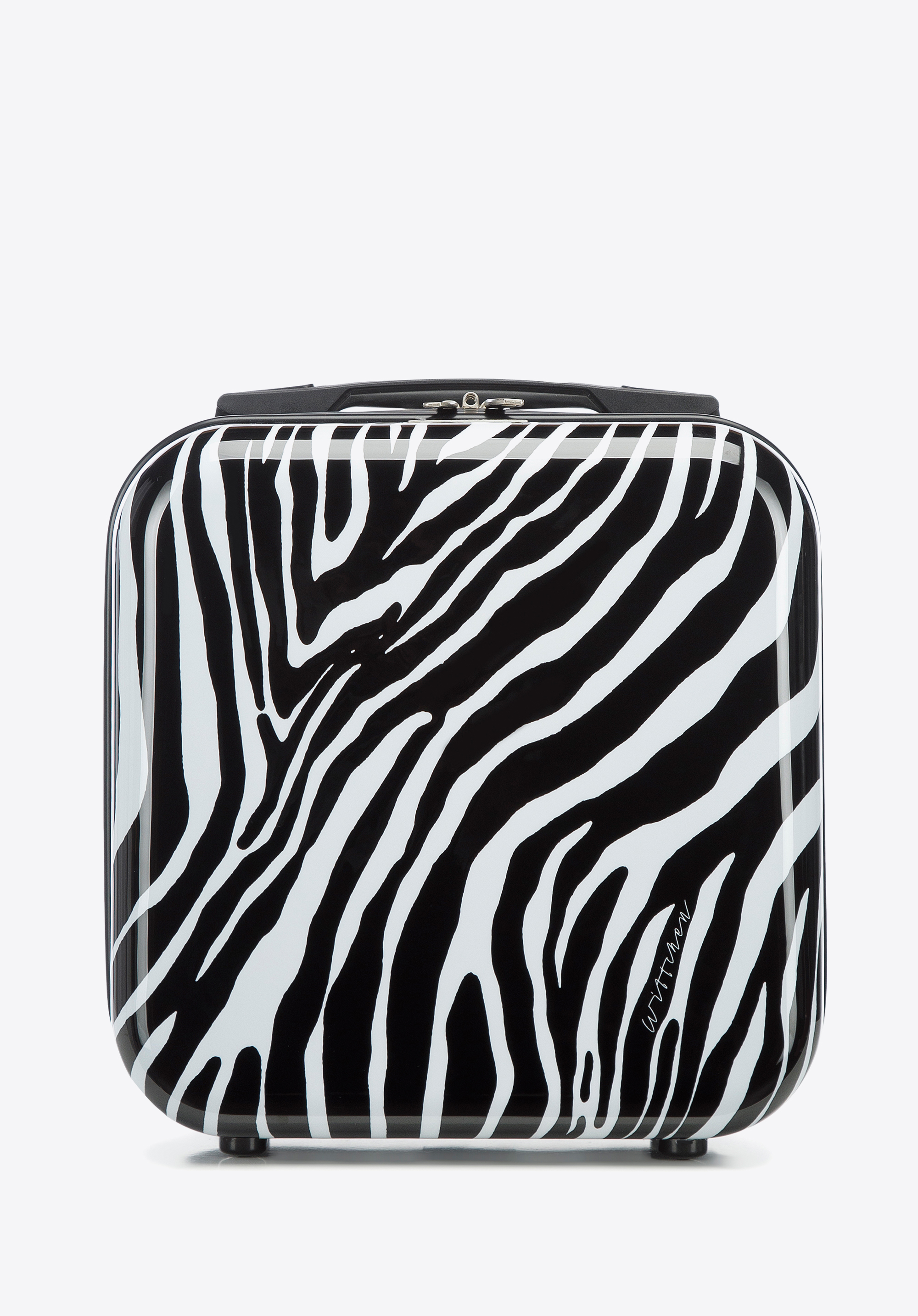 Beauty Case aus ABS, weiß-schwarz, 56-3A-644-Z, Bild 1