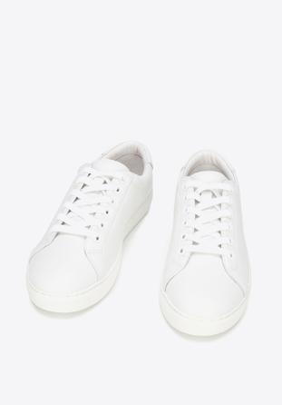 Sneakers für Damen aus Leder, weiß, 93-D-550-0-37, Bild 1