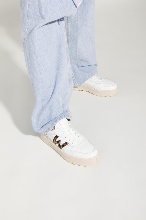 Sneakers für Damen aus Leder mit dem Buchstabe ''W'', weiß, 95-D-950-0-36, Bild 15