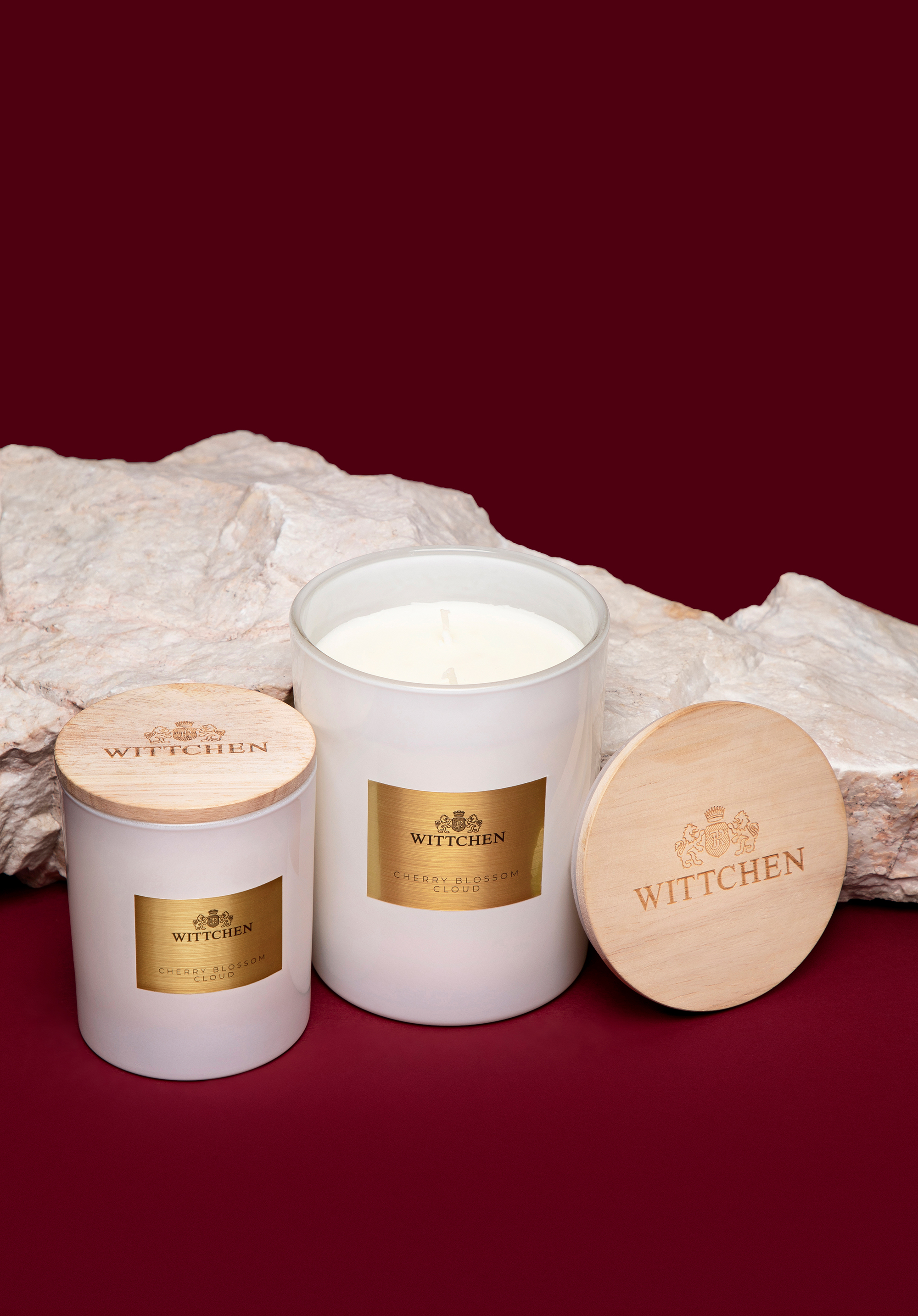 Sojakerze mit Baumwolldocht Cherry Blossom Cloud