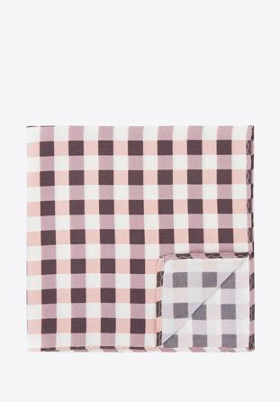 Selyemzsebkendő négyzet, white-pink, 92-7P-001-X9, Fénykép 1