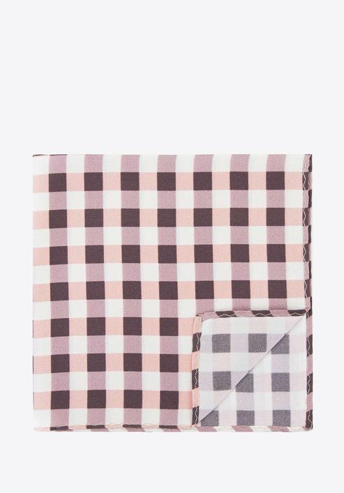 Selyemzsebkendő négyzet, white-pink, 92-7P-001-X5, Fénykép 1