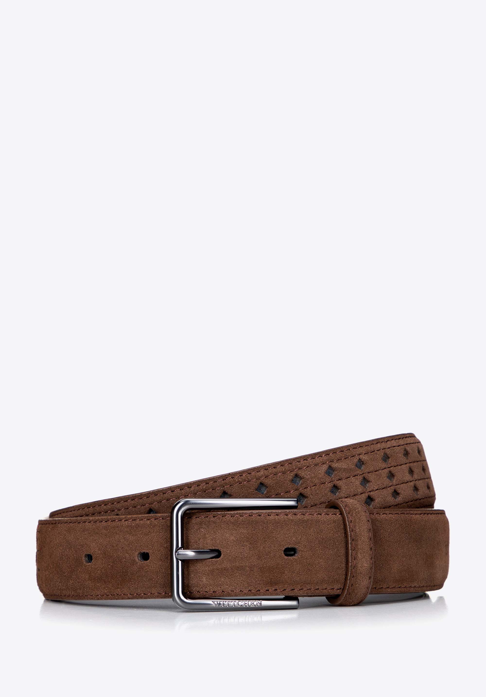 Wildledergürtel für Herren, -, 100-8M-904-4-11, Bild 1